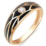 Женское золотое кольцо с бриллиантом, 1556074