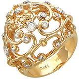 Женское золотое кольцо с бриллиантами, 1625194