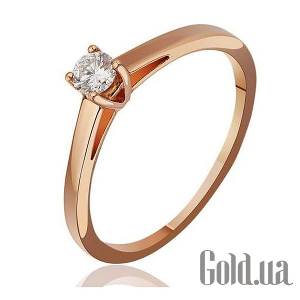 

Кольцо Украина, Золотое кольцо с Swarovski Zirconia, 15