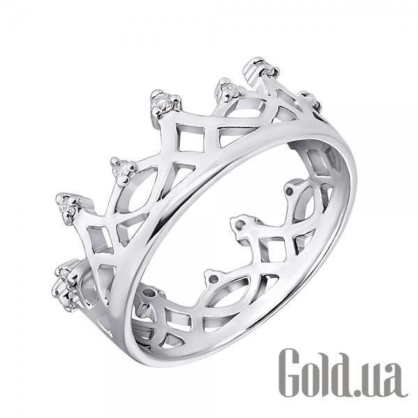 Купить Женское серебряное кольцо с бриллиантами