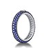 Женское серебряное кольцо с куб.циркониями - фото 3