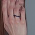 Женское серебряное кольцо с куб.циркониями - фото 5