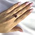 Женское серебряное кольцо с рубином - фото 2