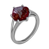 Купить Женское серебряное кольцо с султанитом (2050988) стоимость 2322 грн., в магазине Gold.ua