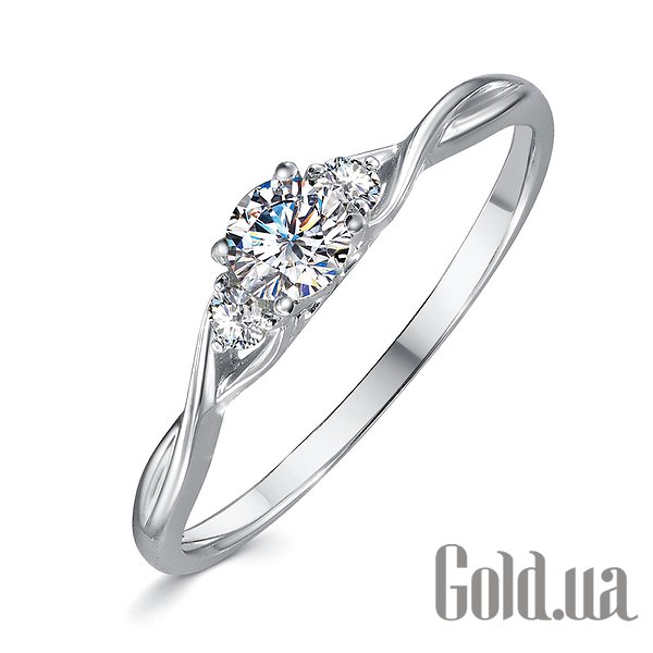 

Кольцо Lurie Jewelry, Золотое кольцо с бриллиантами, 17