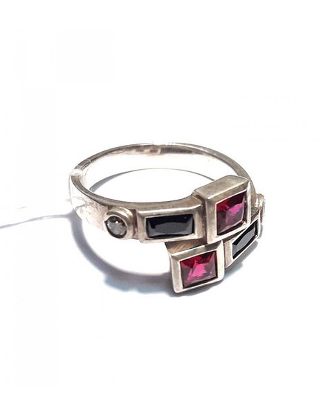 Thomas Sabo Женское серебряное кольцо с куб. циркониями TR1598-1-311