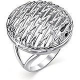Женское серебряное кольцо с куб. циркониями, 1649515