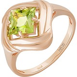 Женское золотое кольцо с хризолитом, 1658219