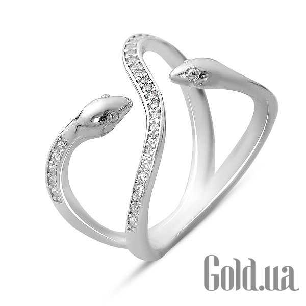 

Женские кольца Fresh Jewelry, Женское серебряное кольцо с куб. циркониями, 18