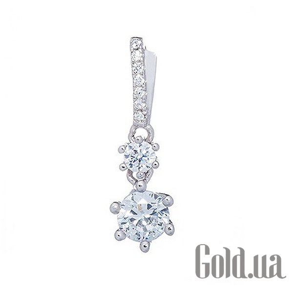 

Женские кулоны Lurie Jewelry, Серебряный кулон с куб. циркониями