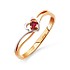 Золотое кольцо с рубином - фото 1