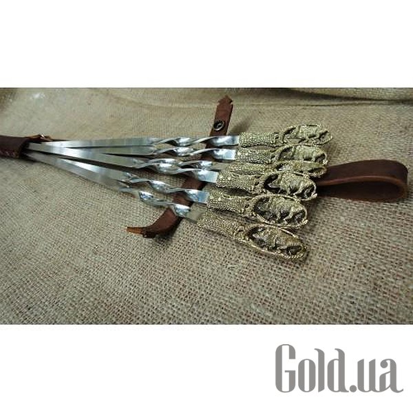 

Набор шампуров Master Krami, Набор шампуров "Дикий кабан " в кожаном колчане 474009