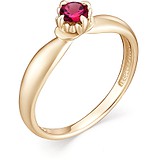 Женское золотое кольцо с рубином, 1616748