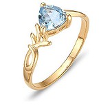 Женское золотое кольцо с топазом, 1621356