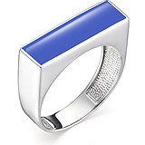 Женское серебряное кольцо с эмалью, 1651820