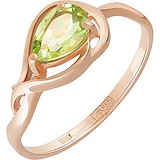 Женское золотое кольцо с хризолитом, 1658220