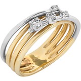 Женское золотое кольцо с бриллиантами, 1672812