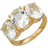 Женское золотое кольцо с топазами, 1691756