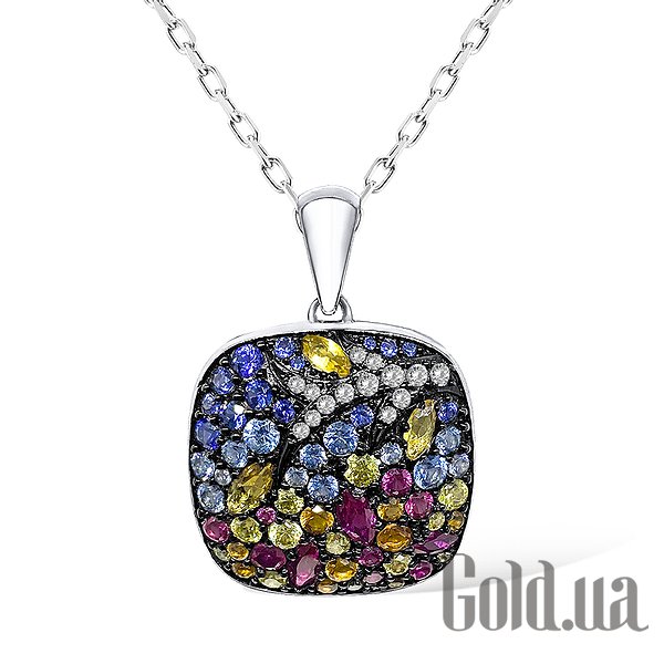 

Женские кулоны Lurie Jewelry, Серебряный кулон с куб. циркониями