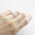 Золотое обручальное кольцо с куб. циркониями - фото 3