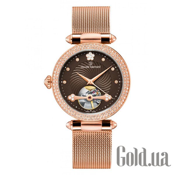 

Швейцарские часы Claude Bernard, Женские часы Dress Code Automatic Open Heart 85023 37RPM BRPR