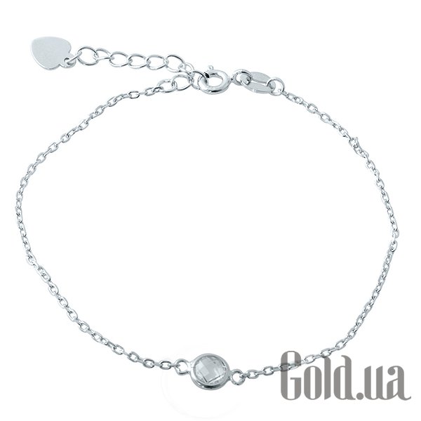 

Браслет на ногу Fresh Jewelry, Серебряный браслет на ногу с куб. цирконием, 23