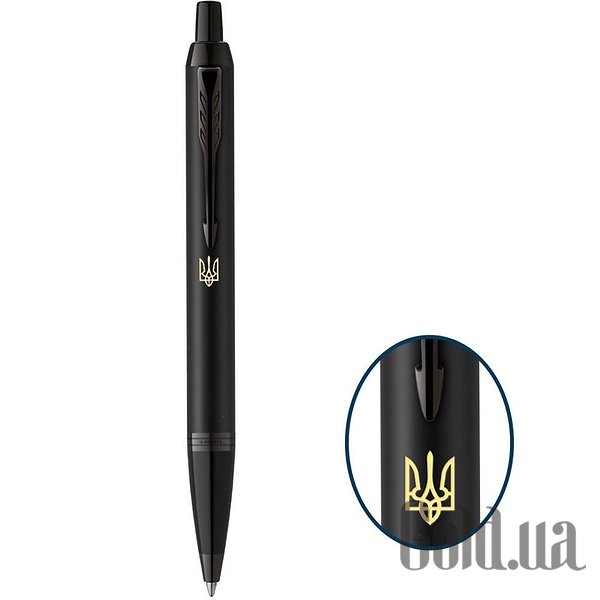 

Ручка Parker, Шариковая ручка IM 17 Achromatic Black BT BP Трезубец 22932_TR