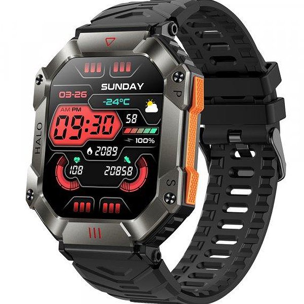 UWatch Смарт-часы Racer K+ Black с компасом 3079