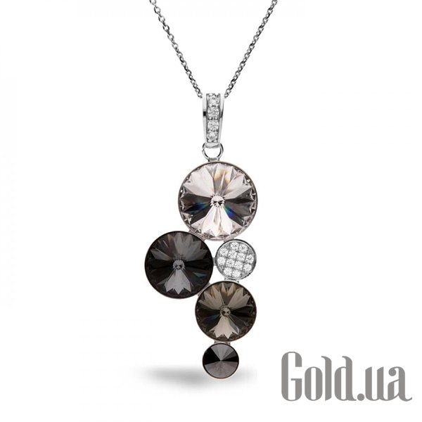 

Женские колье и кулоны Spark, Стальной, Кулон с цепочкой с кристаллами Swarovski