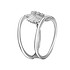 Nina Ricci Серебрянное кольцо с кубическим цирконием - фото 2