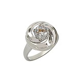 Женское серебряное кольцо с куб. цирконием, 1528941