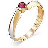 Женское золотое кольцо с рубином, 1636717