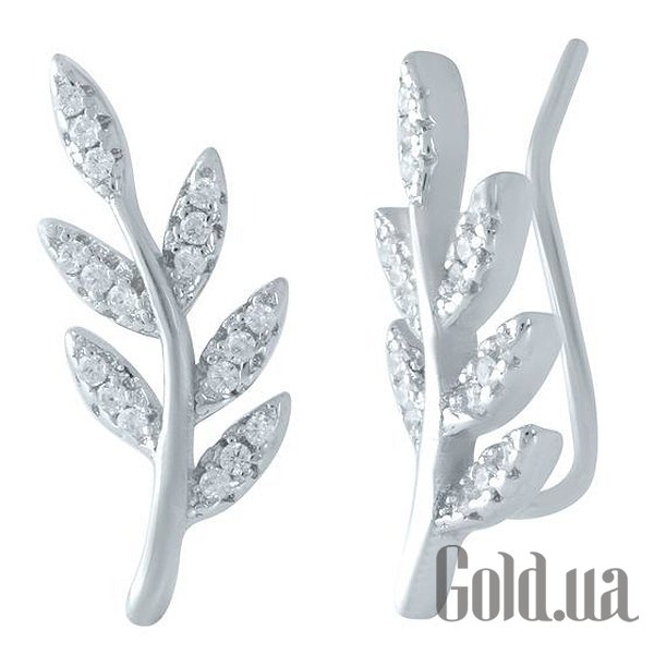 

Серьги Fresh Jewelry, Серебряные серьги с куб. циркониями