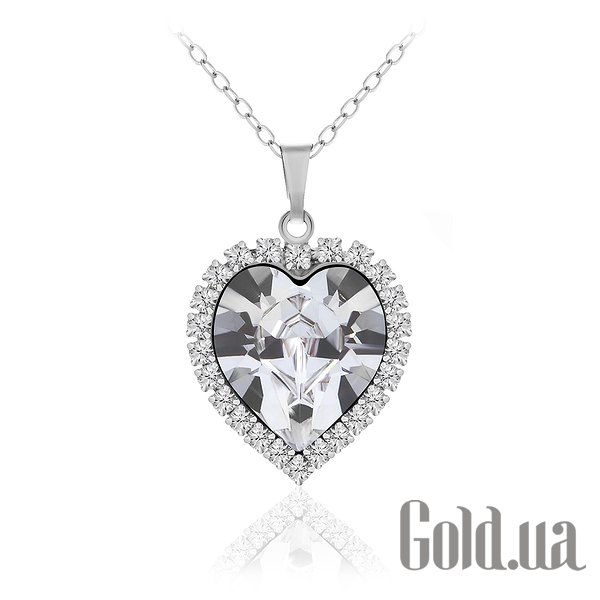 

Женские колье и кулоны Kobi, Стальной, Кулон с цепочкой с кристаллами Swarovski