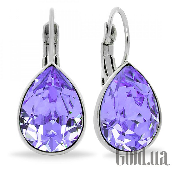 

Серьги Kobi, Стальной, Серьги с кристаллами Swarovski