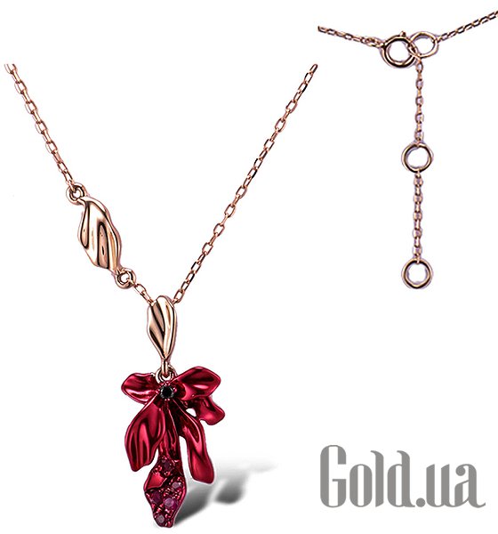 

Колье Lurie Jewelry, Золотое колье с рубинами и бриллиантом, 45
