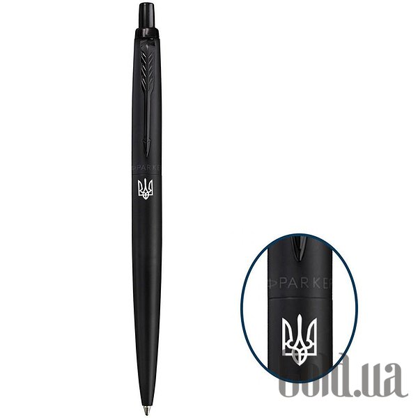 

Ручка Parker, Шариковая ручка Jotter 17 XL Monochrome Black BT BP Трезубец 12432_TR