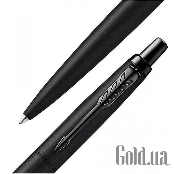 Ручка Parker Кулькова ручка Jotter 17 XL Monochrome Black BT BP Тризуб 12432_TR