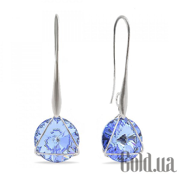 

Серьги с подвесками Kobi, Стальной, Серьги с кристаллами Swarovski