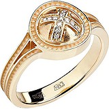 Женское золотое кольцо с бриллиантами, 1555054