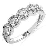 Женское золотое кольцо с бриллиантами, 1668206