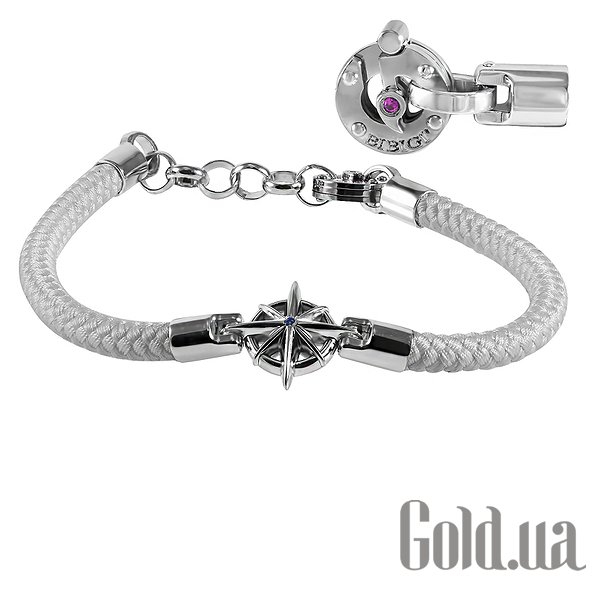 

Мужские браслеты Bibigi, Мужской серебряный браслет с сапфирами, 22