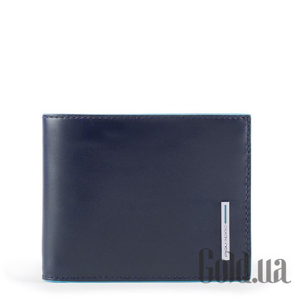 

Бумажник Piquadro, Синий, Портмоне Blue Square PU4823B2R_BLU2