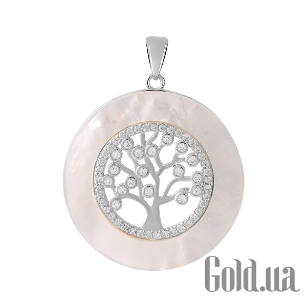 

Женские кулоны Fresh Jewelry, Серебряный кулон с куб. циркониями и эмалью