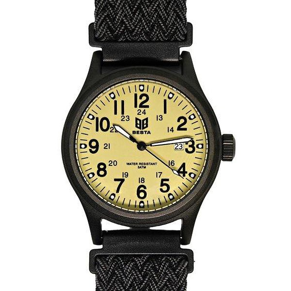 Besta Мужские часы Command Green Nylon 3621