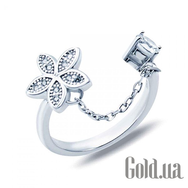 

Женские кольца Lurie Jewelry, Женское серебряное кольцо с куб. циркониями, 16
