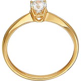 Золотое кольцо с куб. цирконием, 1621359