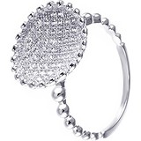 Женское серебряное кольцо с куб. циркониями, 1621615