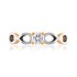 Женское золотое кольцо с Swarovski Zirconia - фото 2