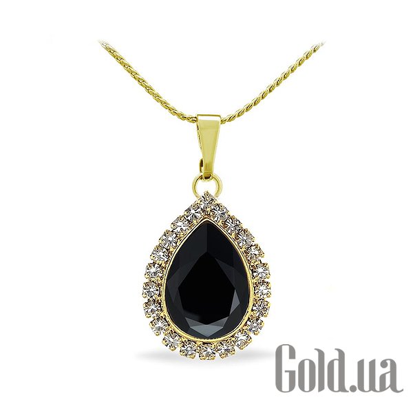 

Женские колье и кулоны Kobi, Золотой, Кулон с цепочкой с кристаллами Swarovski в позолоте